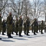 28.03.2021 Kielce. Przysięga żołnierzy WOT / ppor. OT Daniel Woś / 10. ŚBOT