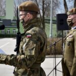 28.03.2021 Kielce. Przysięga żołnierzy WOT / ppor. OT Daniel Woś / 10. ŚBOT