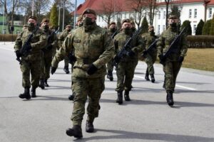 28.03.2021 Kielce. Przysięga żołnierzy WOT / ppor. OT Daniel Woś / 10. ŚBOT