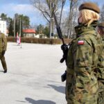 28.03.2021 Kielce. Przysięga żołnierzy WOT / ppor. OT Daniel Woś / 10. ŚBOT