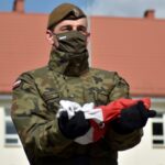 28.03.2021 Kielce. Przysięga żołnierzy WOT / ppor. OT Daniel Woś / 10. ŚBOT