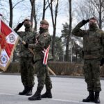 28.03.2021 Kielce. Przysięga żołnierzy WOT / ppor. OT Daniel Woś / 10. ŚBOT