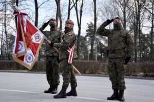 28.03.2021 Kielce. Przysięga żołnierzy WOT / ppor. OT Daniel Woś / 10. ŚBOT