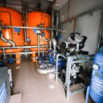 24.03.2021 Bodzentyn. Stacja Uzdatniania Wody na ujęciu wody w Bodzentynie / Tomasz Fąfara / Miasto i Gmina Bodzentyn