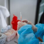 26.03.2021. Kielce. Szczepienia służb mundurowych przeciw COVID-19 / KWP w Kielcach