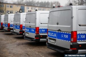 30.03.2021 Kielce. Nowe pojazdy świętokrzyskiej policji / swietokrzyska.policja.gov.pl