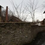 23.01.2021. Doły Biskupie. Ruiny fabryki tektury / Robert Felczak / Radio Kielce