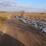 11.03.2021 Biechów. Drogi gminne / Emilia Sitarska / Radio Kielce