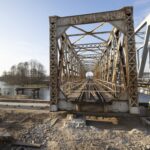01.02.2021. Ostrowiec Św. Demontaż mostu nad Kamienną / L. Brylowski