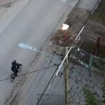 16.03.2021 Łukowa. Bocian na gnieździe / Jarosław Kubalski / Radio Kielce