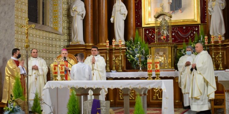 19.03.2021. Nisko. Uroczystości z okazji roku św. Józefa / ks. Wojciech Kania / sekretarz biskupa ordynariusza