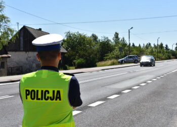 08.06.2018 Lisów. Policyjna akcja "Prędkość" / Komenda Miejska Policji / Kielce
