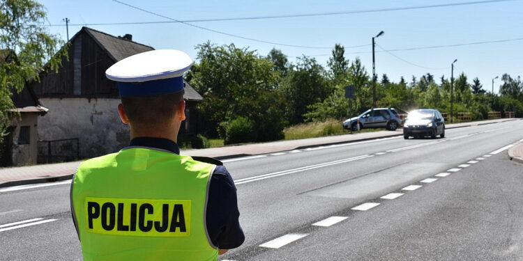 08.06.2018 Lisów. Policyjna akcja "Prędkość" / Komenda Miejska Policji / Kielce