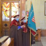 19.03.2021. Nisko. Uroczystości z okazji roku św. Józefa. Na zdjęciu: bractwo św. Józefa w Nisku / ks. Wojciech Kania / sekretarz biskupa ordynariusza