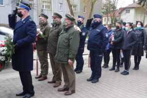 01.03.2021. Jędrzejów. Obchody Narodowego Dnia Pamięci Żołnierzy Wyklętych / Ewa Pociejowska-Gawęda / Radio Kielce