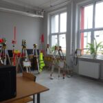 01.03.2021 Jędrzejów. Otwarcie pracowni geodezyjnej Centrum Kształcenia Zawodowego w Zespole Szkół nr 2 w Jędrzejowie / Ewa Pociejowska-Gawęda / Radio Kielce