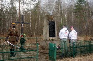 27.03.2021 Hucisko. Obchody 81. rocznicy starcia żołnierzy Oddziału Wydzielonego Wojska Polskiego z Niemcami / Marcin Marszałek / Radio Kielce