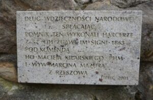 27.03.2021 Hucisko. Obchody 81. rocznicy starcia żołnierzy Oddziału Wydzielonego Wojska Polskiego z Niemcami / Marcin Marszałek / Radio Kielce