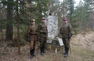 27.03.2021 Hucisko. Obchody 81. rocznicy starcia żołnierzy Oddziału Wydzielonego Wojska Polskiego z Niemcami / Marcin Marszałek / Radio Kielce