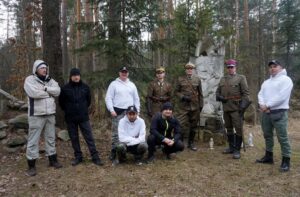 27.03.2021 Hucisko. Obchody 81. rocznicy starcia żołnierzy Oddziału Wydzielonego Wojska Polskiego z Niemcami / Marcin Marszałek / Radio Kielce