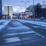 08.03.2021 Kielce. Drogi po opadach śniegu / Karol Żak / Radio Kielce