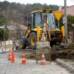 11.03.2021. Kielce. Prace modernizacyjne na sieci wodociągowej w rejonie ulic: Pallotyńskiej, Fosforytowej i Ołowianej / Piotr Kwaśniewski / Radio Kielce