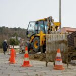 11.03.2021. Kielce. Prace modernizacyjne na sieci wodociągowej w rejonie ulic: Pallotyńskiej, Fosforytowej i Ołowianej / Piotr Kwaśniewski / Radio Kielce