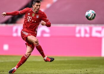 20.03.2021 Niemcy. Na zdjęciu Robert Lewandowski / PAP/EPA/LUKAS BARTH-TUTTAS / POOL