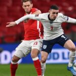 31.03.2021. Londyn. Eliminacje do MŚ 2022: Anglia - Polska / Andy Rain / PAP/EPA