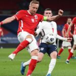 31.03.2021. Londyn. Eliminacje do MŚ 2022: Anglia - Polska / Catherine Ivill / PAP/EPA