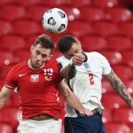 31.03.2021. Londyn. Eliminacje do MŚ 2022: Anglia - Polska / Andy Rain / PAP/EPA