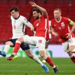 31.03.2021. Londyn. Eliminacje do MŚ 2022: Anglia - Polska / Andy Rain / PAP/EPA