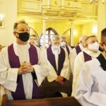 24.03.2021. Radoszyce. Uroczystości pogrzebowe ks. Adama Myszkowskiego / Jarosław Kubalski / Radio Kielce