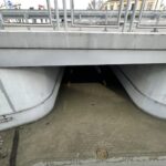 11.03.2021. Kielce. Zalane przejście podziemne pod rondem Herlinga-Grudzińskiego / Jarosław Kubalski / Radio Kielce