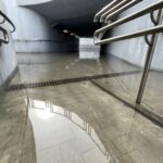 11.03.2021. Kielce. Zalane przejście podziemne pod rondem Herlinga-Grudzińskiego / Jarosław Kubalski / Radio Kielce