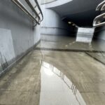 11.03.2021. Kielce. Zalane przejście podziemne pod rondem Herlinga-Grudzińskiego / Jarosław Kubalski / Radio Kielce