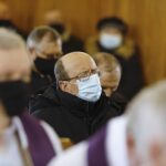 24.03.2021. Radoszyce. Uroczystości pogrzebowe ks. Adama Myszkowskiego / Jarosław Kubalski / Radio Kielce