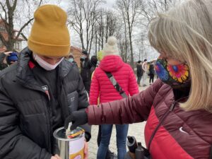 07.03.2021 Sandomierz. Marsz Śladami Kobiet / Grażyna Szlęzak-Wójcik / Radio Kielce