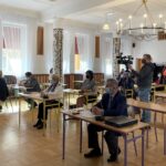 11.03.2021. Sandomierz. Sesja Rady Powiatu Sandomierskiego / Grażyna Szlęzak-Wójcik / Radio Kielce