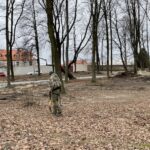 13.03.2021. Sandomierz. Przeszukiwanie terenu Parku Saskiego w Sandomierzu / Grażyna Szlęzak-Wójcik / Radio Kielce