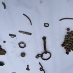 13.03.2021. Sandomierz. Przeszukiwanie terenu Parku Saskiego w Sandomierzu / Grażyna Szlęzak-Wójcik / Radio Kielce