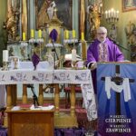 21.03.2021 Kleczanów. Msza o ustanie pandemii. Na zdjęciu ks. kanonik Paweł Cygan, proboszcz  parafii w Kleczanowie / Grażyna Szlęzak-Wójcik / Radio Kielce