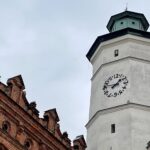 Sandomierz. Zegar na ratuszu / Fot. Grażyna Szlęzak - Radio Kielce