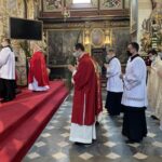 28.03.2021 Sandomierz. Bazylika katedralna. Msza święta w Niedzielę Palmową / Grażyna Szlęzak-Wójcik / Radio Kielce