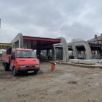 05.03.2021. Jędrzejów. Budowa Centrum Obsługi Pasażera / Ewa Pociejowska-Gawęda / Radio Kielce