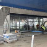 05.03.2021. Jędrzejów. Budowa Centrum Obsługi Pasażera / Ewa Pociejowska-Gawęda / Radio Kielce