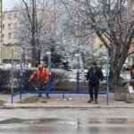 05.03.2021. Jędrzejów. Nowe wiaty przystankowe / Ewa Pociejowska-Gawęda / Radio Kielce