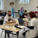 07.03.2021. Małogoszcz. "Daj prezent życia" - akcja oddawania krwi / Ewa Pociejowska-Gawęda / Radio Kielce