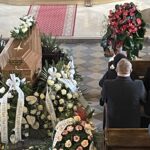 08.03.2021. Jędrzejów. Uroczystości pogrzebowe dr Leszka Kani / Ewa Pociejowska-Gawęda / Radio Kielce