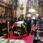 01.03.2021. Skalbmierz. Pogrzeb Dariusza Wojtasika, prezesa jednostki OSP / Marta Gajda / Radio Kielce